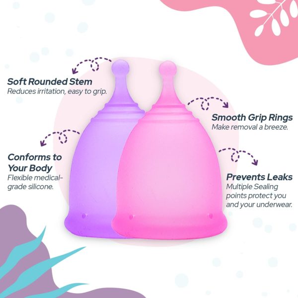 Ecoblossom menstrual cups features