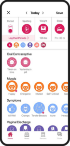 Log Periods & SymptomsLog your periods, symptoms, moods, and activities to track personal health trends.